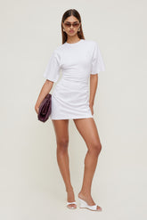 Dynamite Online | Andrea Cotton Mini Dress White