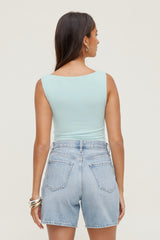 Dynamite Outlet | Nola Sculpt Tank Top Blue