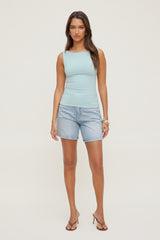 Dynamite Outlet | Nola Sculpt Tank Top Blue