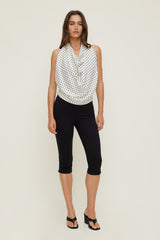 Dynamite Discount | Polka Dot Oversized Square Scarf White