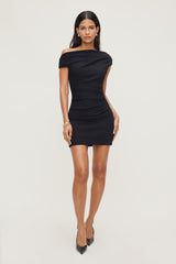 Dynamite Store | Jana Crepe Mini Dress Black