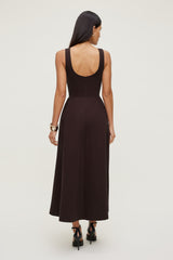 Dynamite Outlet | Iris Ponte Midi Dress Purple