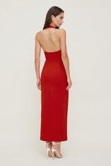 Dynamite Website Shop | Miya Ponte Maxi Dress RED