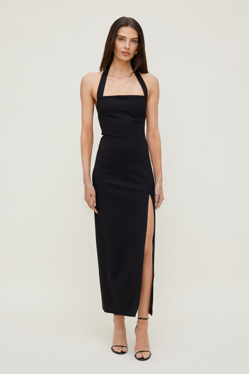 Dynamite Outlets | Miya Ponte Maxi Dress Black