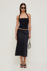 Dynamite US | Ponte Halter Top Black