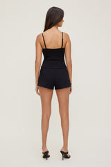 Dynamite On Sale | Ponte Bustier Top Black