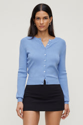 Dynamite On Sale | Rebecca Crewneck Cardigan