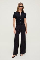Dynamite Outlet | Alex Anywear Wide Leg Pants Black