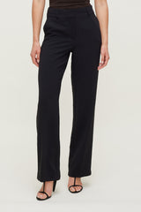 Dynamite Store | Camelia Airflow Clean Straight Leg Pants Black