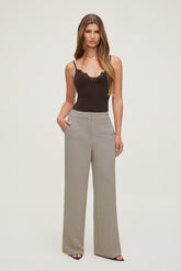Dynamite US | Yasmin Airflow Straight Leg Pants Beige