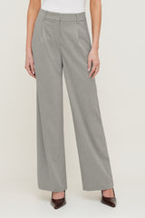 Dynamite Store | Alex Pinstripe Wide Leg Pants Gray