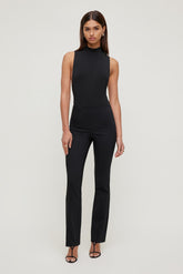 Dynamite US | High Rise Slim Bootcut Pants Black