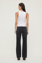 Dynamite US | Cara High Rise Straight Leg Jeans Black
