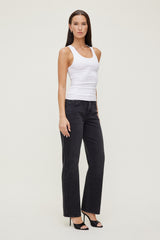 Dynamite US | Cara High Rise Straight Leg Jeans Black