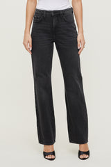 Dynamite US | Cara High Rise Straight Leg Jeans Black