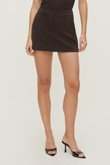 Dynamite US | Josefine Mini Skort Brown