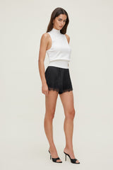 Dynamite Outlets | Lace Satin Shorts Black