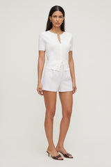 Dynamite Outlet | Airflow Ultra High Rise Shorts Beige