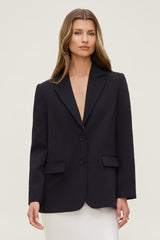 Dynamite On Sale | Airflow Relaxed Blazer Black