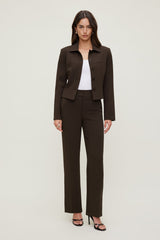 Dynamite Discount | Charlotte Airflow Jacket Brown