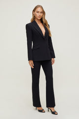 Dynamite Store | Anna Cinched Blazer BLACK