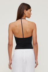 Dynamite Online | Sculpt Racerback Tank Top Black