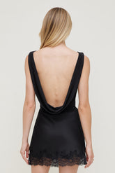 Dynamite Outlets | Sculpt Cowl Back Bodysuit Black