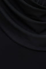 Dynamite On Sale | Plunge Mesh Maxi Dress Black