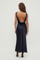 Dynamite US | Nora Satin Maxi Slip Dress Navy