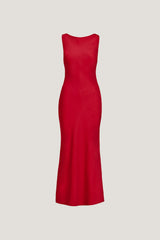 Dynamite Store | Nora Satin Maxi Slip Dress RED
