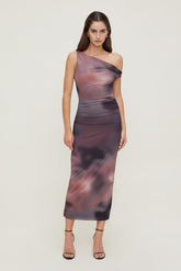 Dynamite US | Jayde Mesh Maxi Dress PURPLE
