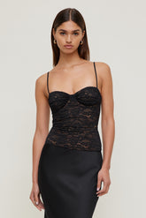 Dynamite On Sale | Monet Lace Top Black