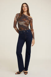 Dynamite Store | Elodie Stretch High Rise Bootcut Jeans Blue