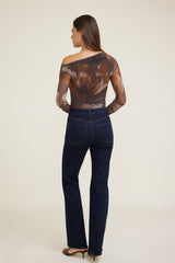Dynamite Store | Elodie Stretch High Rise Bootcut Jeans Blue