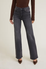 Dynamite Outlets | Elodie Stretch High Rise Bootcut Jeans Black