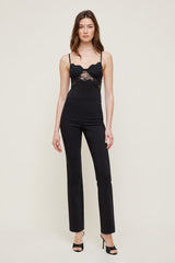 Dynamite Outlet | Lace Bustier Bodysuit Black