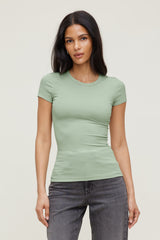 Dynamite Online | Rumi Crewneck T Shirt Green