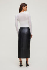 Dynamite Store | Sheer Layered Cami and Long Sleeve T Shirt Beige