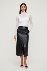 Dynamite Online | Sheer Layered Cami and Turtleneck Beige