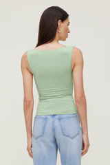 Dynamite On Sale | Nola Sculpt Tank Top Green