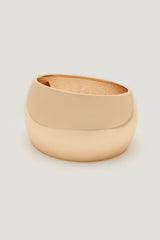 Dynamite On Sale | Oversized Chunky Snap Bangle Bracelet Yellow
