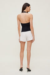 Dynamite On Sale | Halter Sweater Tank Top Black