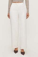 Dynamite Outlet | Pintuck Straight Leg Pants Beige