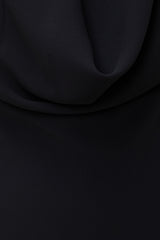 Dynamite Discount | Deep Cowl Neck Maxi Dress Black