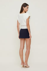 Dynamite Outlet | Stacie Mini Skort Navy