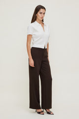 Dynamite On Sale | Yasmin Airflow Straight Leg Pants Brown