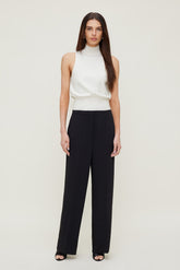 Dynamite Online | Yasmin Airflow Straight Leg Pants Black