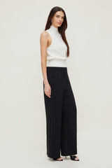 Dynamite Online | Yasmin Airflow Straight Leg Pants Black