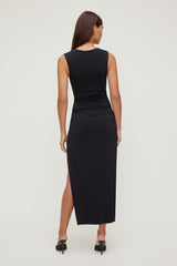 Dynamite Online | Sculpt Open Side Maxi Dress Black