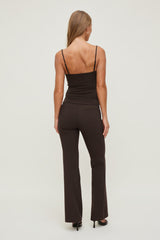 Dynamite Online | Twisted Cami Top Brown